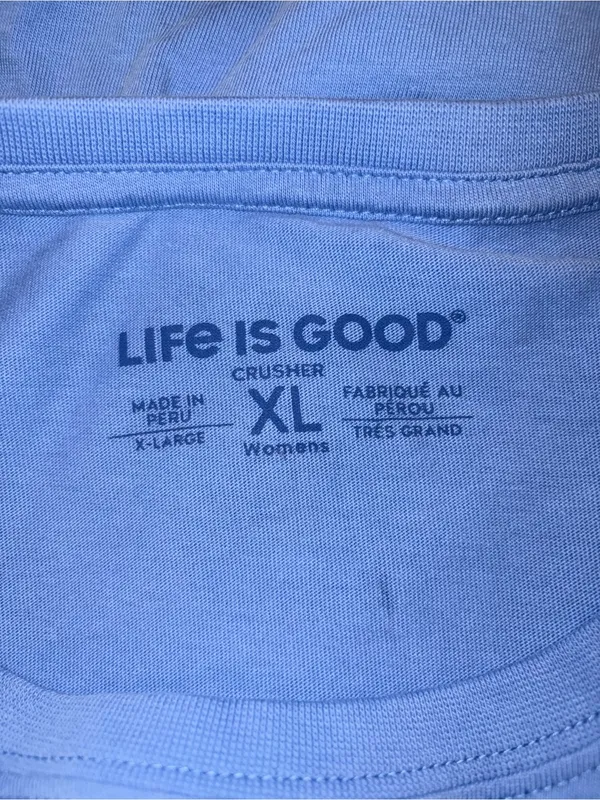 Life Is Good long sleeve crusher t-shirt Snowman Chill Winter XL - Image 5