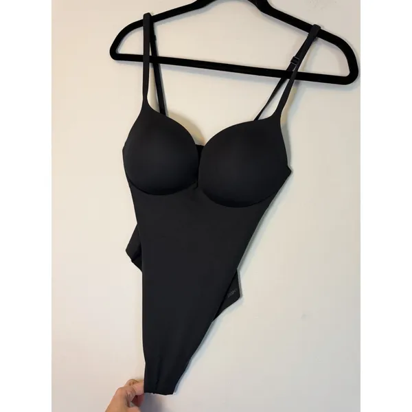 SKIMS Ultimate Body Onyx Black Push Up Thong Shaping Bodysuit Size S NEW $144 - Image 8