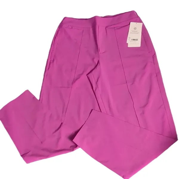 Athleta purple vienna slim pull on pants size 6 - Image 2