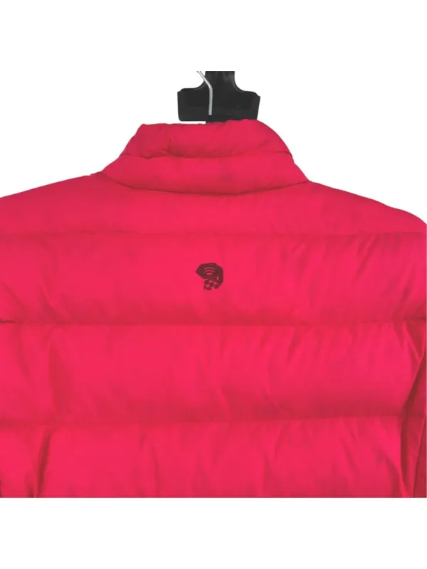 Mountain Hardwear Pink Puffer Jacket Duck Down Full Zip Winter Coat Medium - Image 5