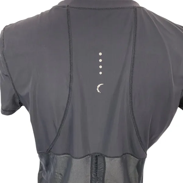 Zyia‎ Medium Black Activewear Top Short Sleeve Gym Fitness Athleisure - Image 4