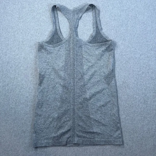 New Balance Gray Racerback Tank Top Women's Medium Running Active Gym Workout - Image 9