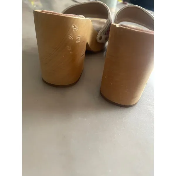 VERONICA BEARD Hannalee Woven Clog Mules - Image 4