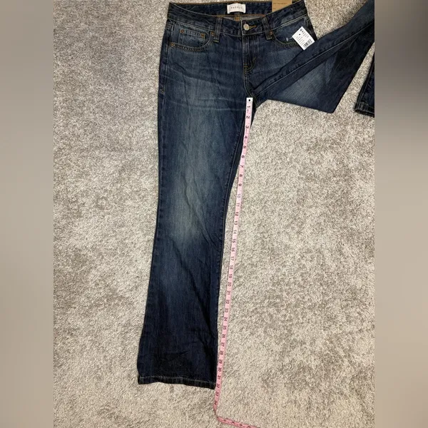 PacSun Jade Low Rise Bootcut Jeans Stretch Dark Blue Size 23 NWT - Image 11
