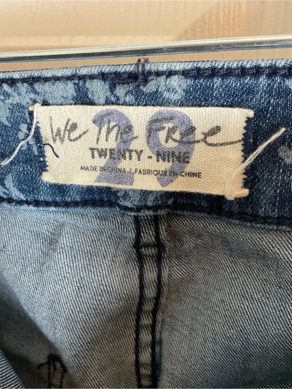 Free People We The Free Dream Lover Printed Flare Jeans – Size 29 - Image 6