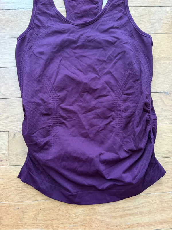 Quince Seamless Ruched Racerback Tank Size M - Image 4