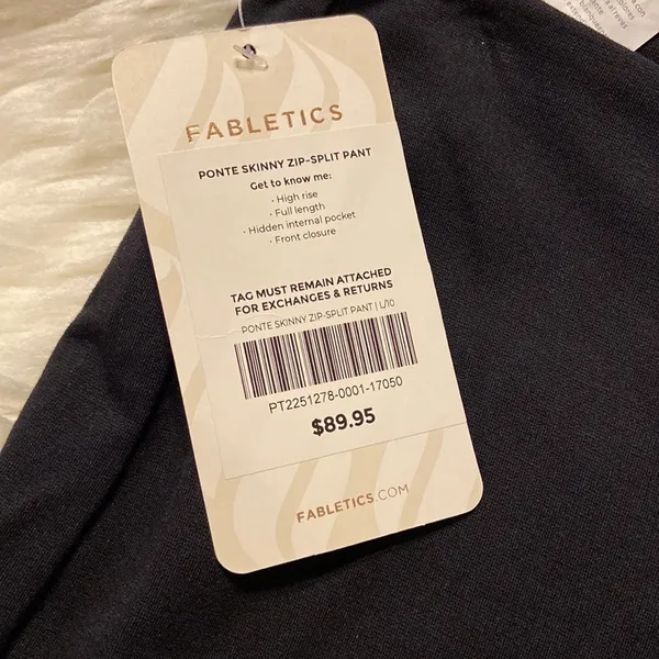 FABLETICS Pants size L brand new with tag black cool see pictures - Image 2