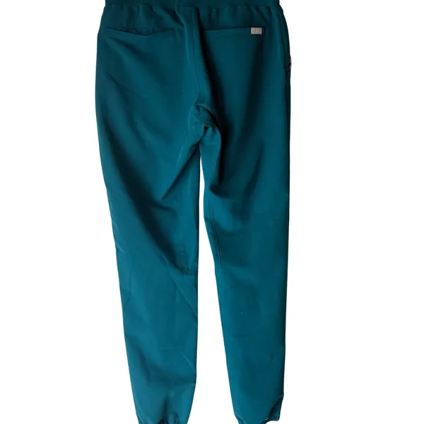 FIGS Teal Jogger Scrub Pants Womens Elastic Waist Drawstring Pockets Small Nurse - Image 5