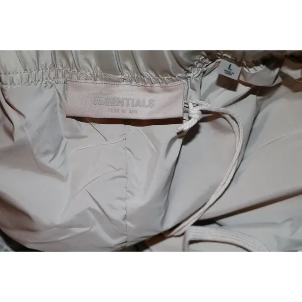 Essentials Gray Nylon Track Pants - Image 5