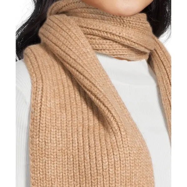 UGG Chunky Rib Scarf in Camel Tan NWOT - Image 2