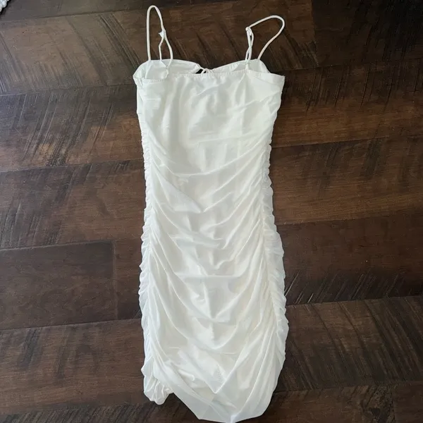 White Princess Polly Mini Dress - Image 11