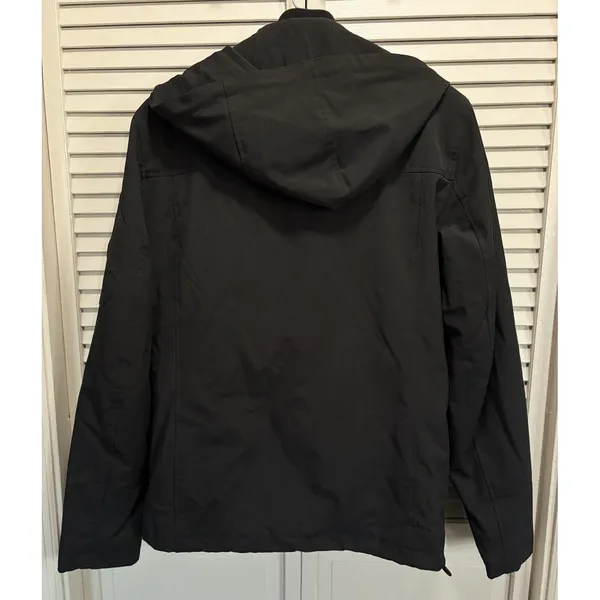 Calvin Klein Faux Fur Hood‎ Jacket Zip Up Size Sm Pockets Lined Water Resistant - Image 5