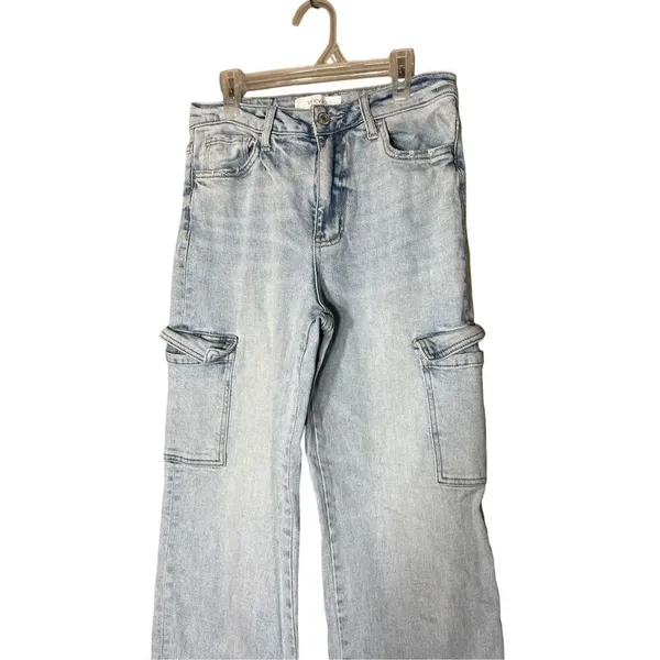 Vervet Jewel 90’s Vintage‎ Straight Cargo Jeans Size 26 - Image 2