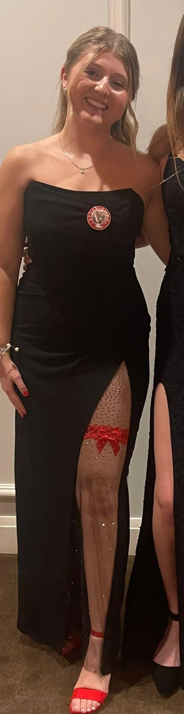 Windsor Strapless Black Maxi Dress - Image 3