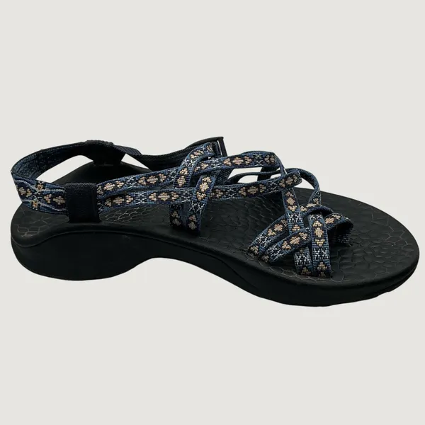 Chaco Z/Cloud X2 Womens 8 Blue Multi Strap Toe Loop Sport Sandals J106622 - Image 8