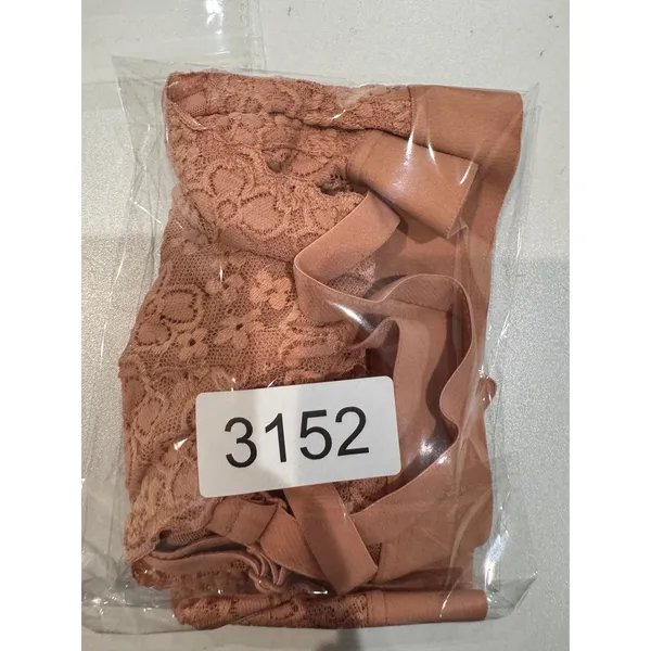 Old Navy Women Medium Lace‎ Trim Bralette Pink Peach Adjustable Strap - Image 8