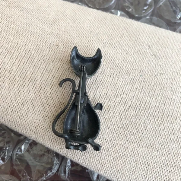 Vintage Kitty Brooch - Image 2