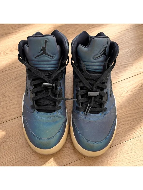 Air Jordan 5 Retro Oil Grey Iridescent CD2722-001 Women’s 7.5 Men’s 6 - Image 5