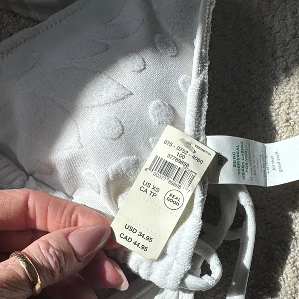 NWT Aerie White Bikini Set size XS - Image 3