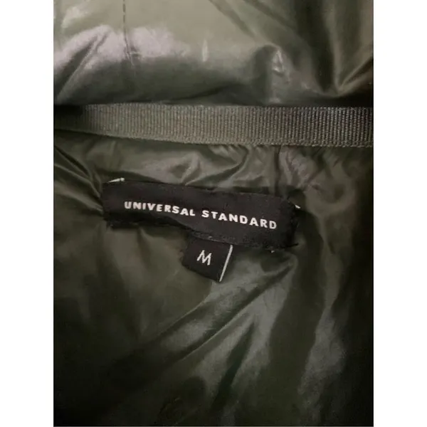 Universal Standard Kanda Puffer Jacket Winter Coat green women's size medium - Image 4