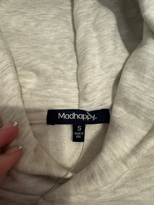 Grey Madhappy Hoodie - Image 4