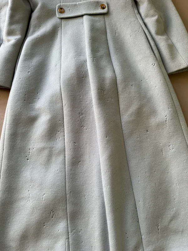 Vintage Anna Molinari Single Breasted Cashmere Wool Coat - Image 8