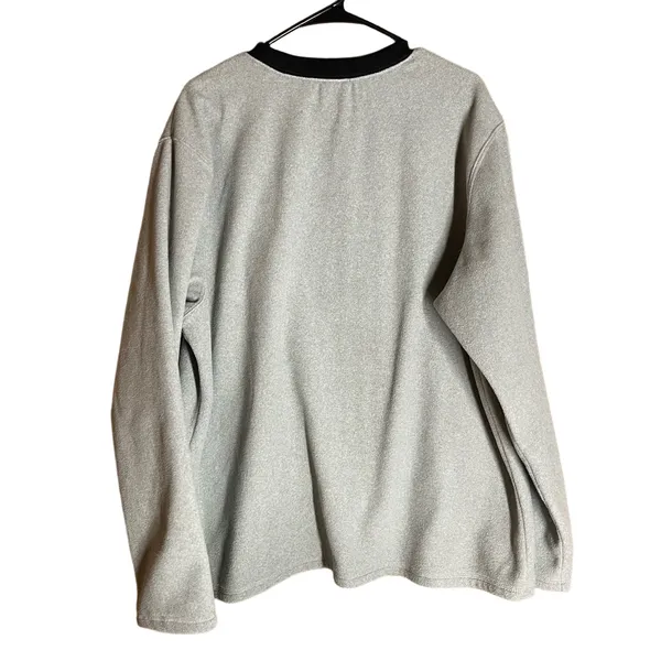 Disney Store Gray Fleece Mickey Mouse‎ to Crew Neck Long Sleeve Sweatshirt Large - Image 8