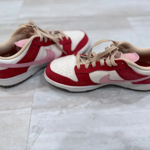 Nike Dunk Low Bacon Red Pink White FB7910-600 Womens 10.5/ Mens 9 - Image 5