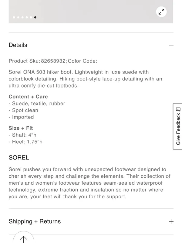 Sorel Ona 503 Hiker Boots Women’s Size 10 NEW - Image 3