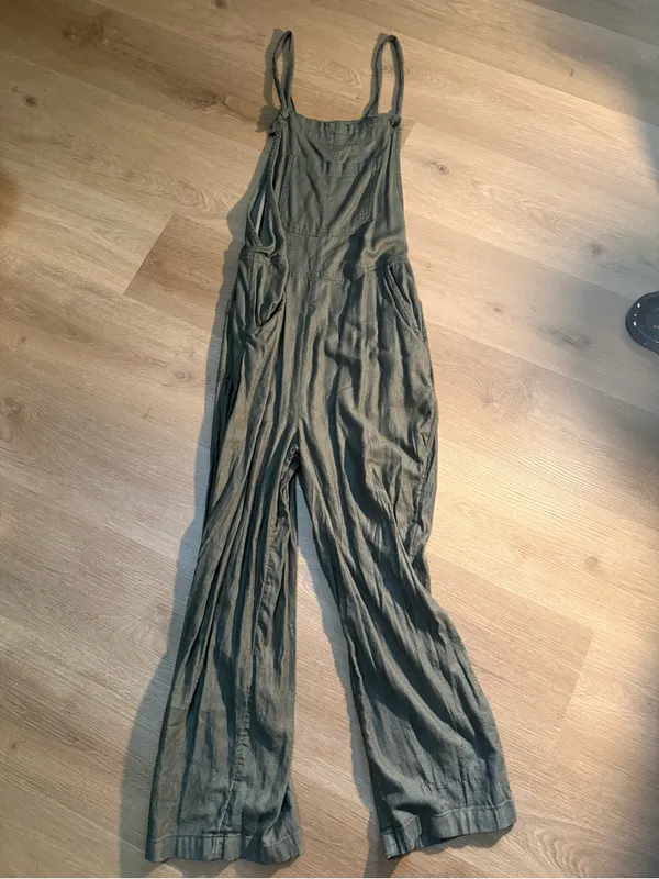 SO Women's Olive Green Overalls Jumpsuit - Image 2
