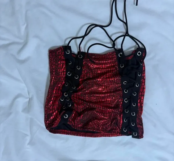 Red snake corset - Image 2