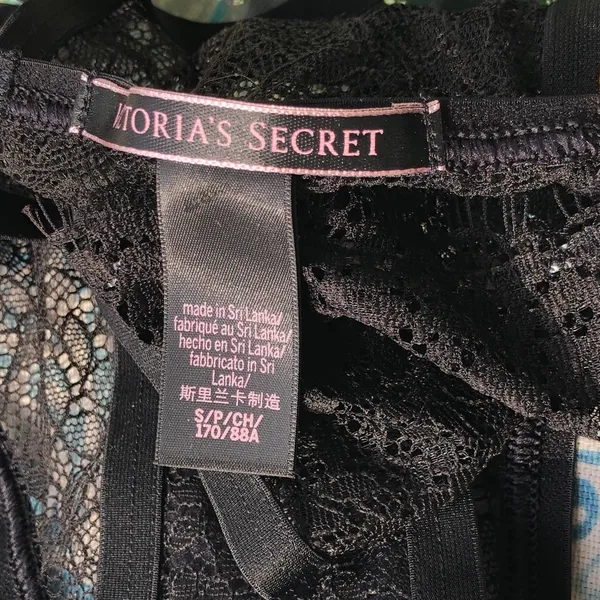 NEW Victoria's Secret Very Sexy Lace Black Strappy Teddy S - Image 6