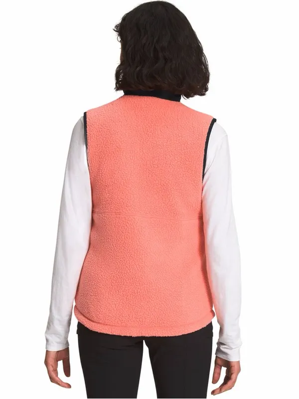 The North Face Women’s Cragmont Fleece Vest Full Zip Retro in Orange S - Image 2
