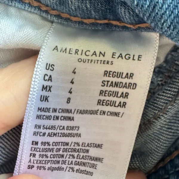 👖American Eagle High-Waisted Jegging Distressed Skinny Jeans👖 ~4 - Image 16
