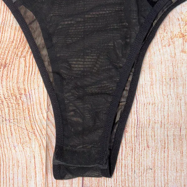 Small Black Lingerie Bodysuit - Image 5