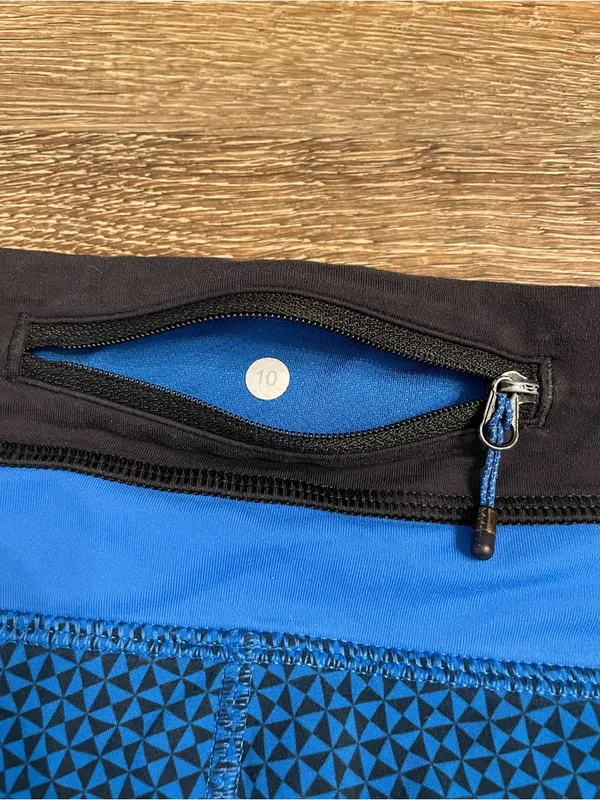 lululemon athletica Groovy Run Shorts Athletic geometric pattern Size 10 - Image 4