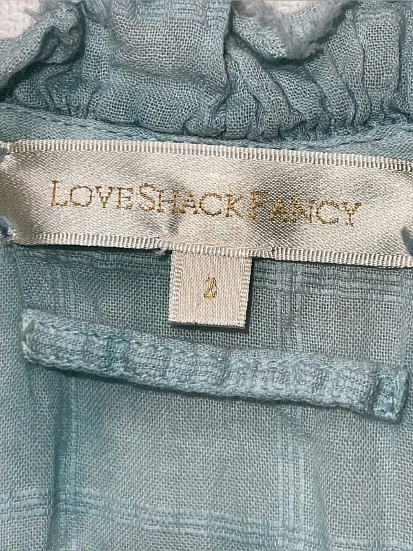 Love Shack Fancy Womens Arlo Cotton Mini Sun Dress Womens Size 2 - Image 7