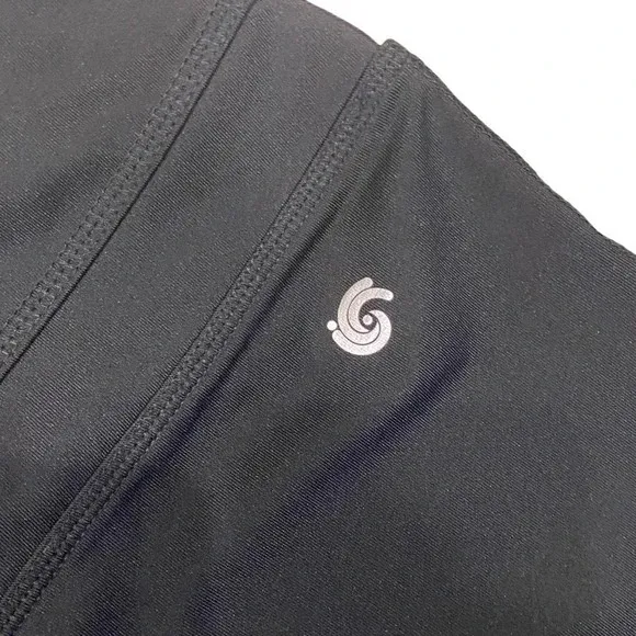 In Motion by NY&C Black Elastic Waistband Flared Legging Pants Size Medium - Image 3