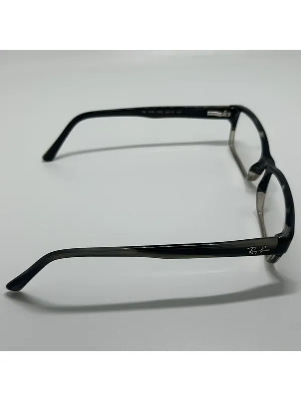 Ray-Ban Rectangular Black and Clear Prescription Glasses Frames with Case - Image 8