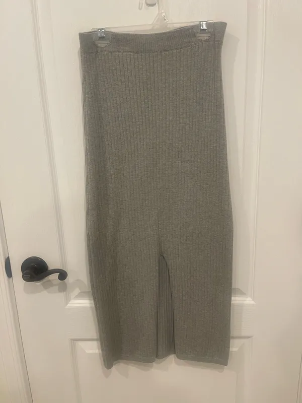 Free People Skyline Midi Skirt, grey, size S - Image 2