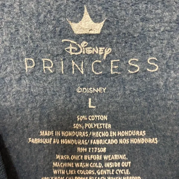 Cinderella Disney Animated Studios Movie Princess Crewneck L - Image 4