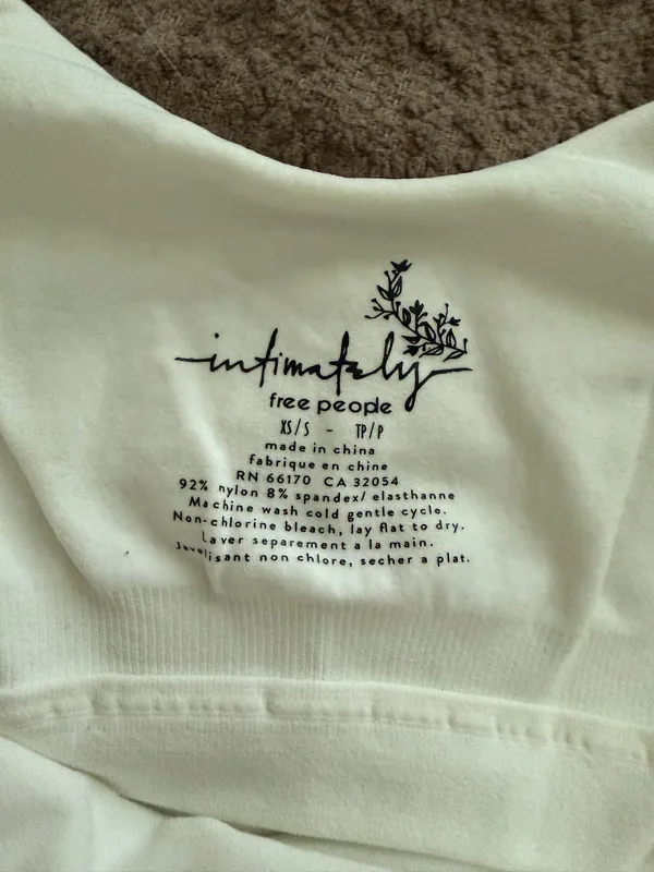 Free People White Bodysuit Intimately - Image 3