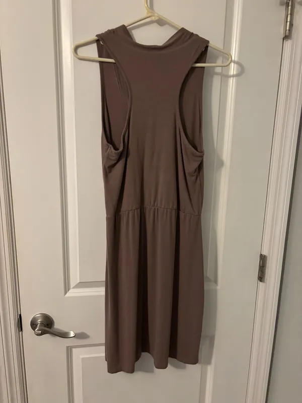 Cynthia Rowley Sleeveless Brown Midi Dress, Sz M - Image 2