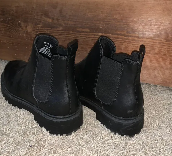 Black Booties Size 7 - Image 3
