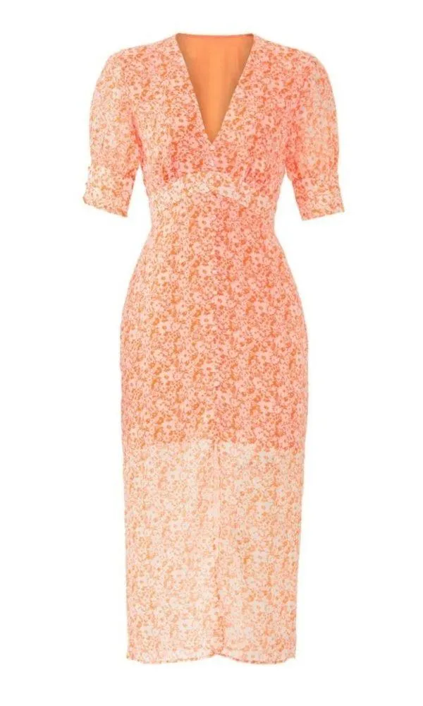 RTR The East Order Peaches Midi Dress size XS - Image 2
