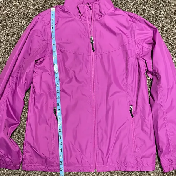 LLBean Women’s Full Zip Rain Jacket/Windbreaker Sz XS - Image 5