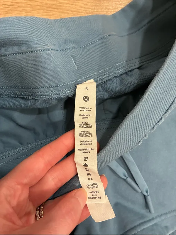 Lululemon Women’s Inner Glow High Rise Short 3” Utility Blue Size 6 - Image 5