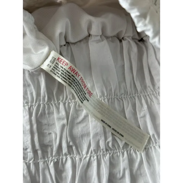 Free‎ People Movement The Way Home Running Shorts Small White Lined High Waist - Image 4