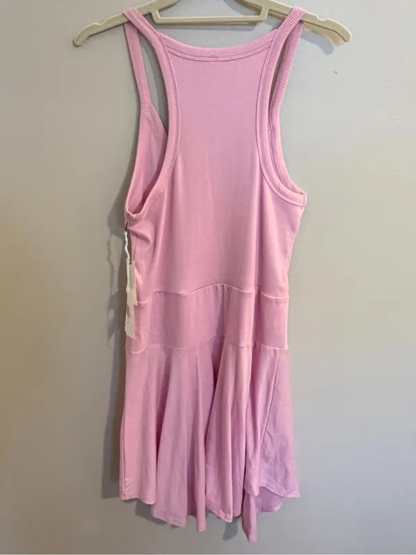 Daily Practice Half Pipe Mini Dress Pink Size M - Image 8