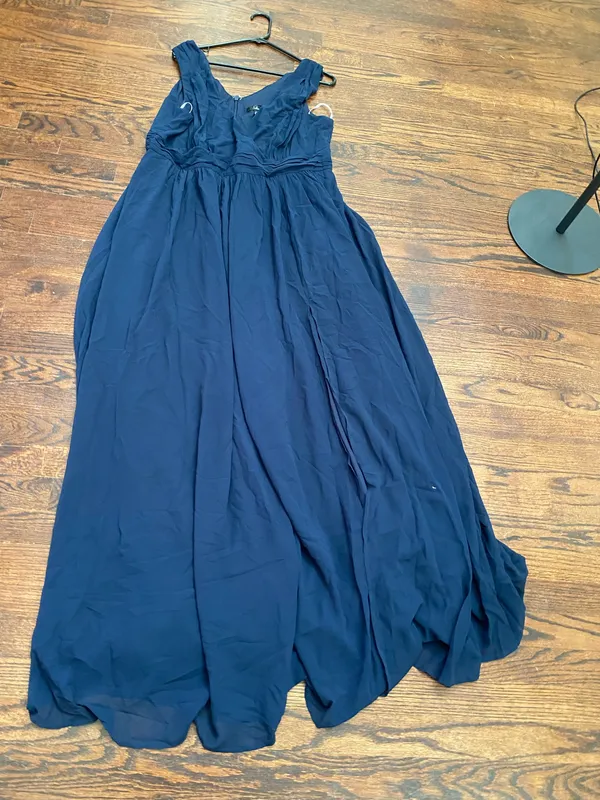 Lulus Maxi Dress Blue Navy NWT - Image 3